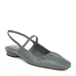 Vince Venice Slingback Flats in Seastone